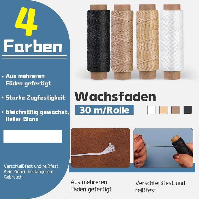 Wankon 41 Pieces Bookbinding Set Bookbinding Tools Bookbinding Materials 3