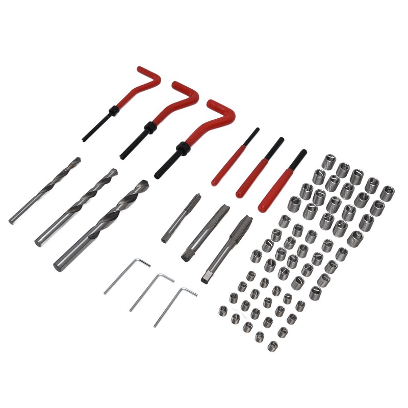 75Pcs Thread Repair Kit Restore Tool Spanner Wrench Twist Drill