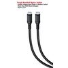 Life-Tech 60W USB-C to USB-C Nylon Braided Fast Charging/Data Cable