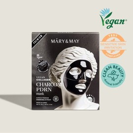 Mary&May [Mary&May]Vegan Collagen Charcoal PDRN Mask (30g * 4ea)
