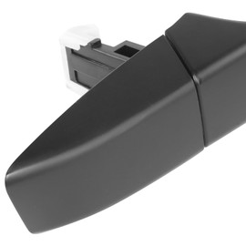 DNA MOTORING Front Right Outer Door Handle Compatible with 09-14 Acura TL, w/o Keyhole, Black, OEM-DHO-01028