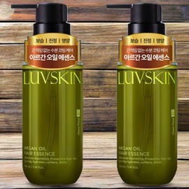 Luvskin Hair Care Hair Styling Hair Treatment Argan Oil Hair Essence Green Floral Scent 2 Pieces 100ml / 루브스킨 헤어케어 헤어스타일링 헤어트리트먼트 아르간오일 헤어에센스 그린플로럴향 2개 100ml
