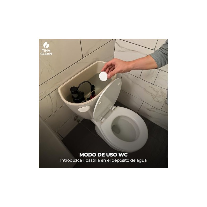 Klid Home Tina Clean Pastilla de Tricloro 1 Pulgada 1Kg