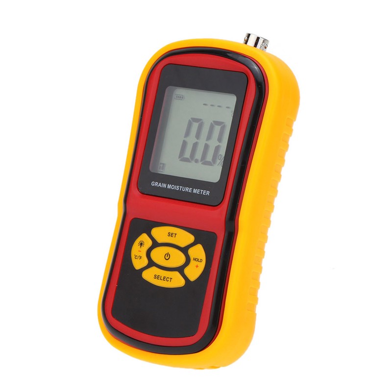 GM640 Portable Digital Grain Moisture Meter with Measuring Probe LCD