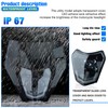 MCHMFG Headlight Head Lamp Light Fairing Mask Day Running Light