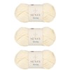 3 madejas de hilo Sensy Roving, 3.5 onzas, 132 yardas,