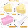 THJOPOKEEL 3 Pack Triangle Onigiri Mold, Sushi Rice Musubi Maker