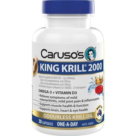 Carusos King Krill 2000mg 30 Capsules
