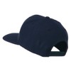 e4Hats.com Old English H Embroidered Flat Bill Cap - Navy
