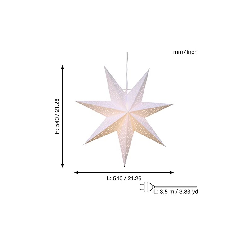 Star Trading Christmas Star Dot 3D Paper Star Christmas in