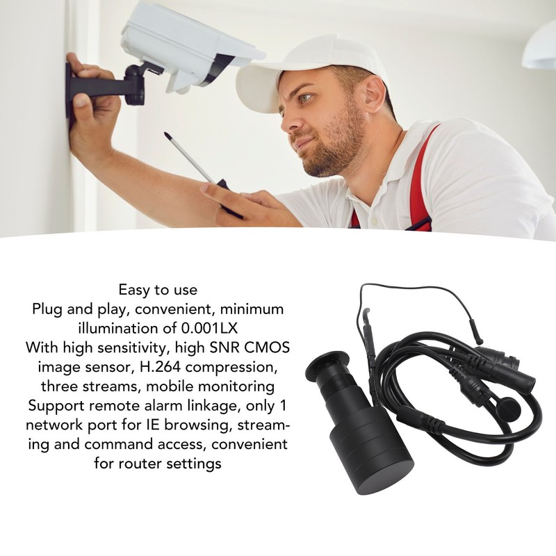 Door Eye Hole Camera with Network Port 2MP HD Support