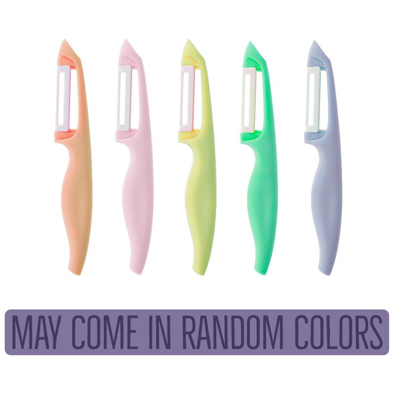 Ceramic Blade Handheld Peeler Tool for Vegetable Decoration - Pack