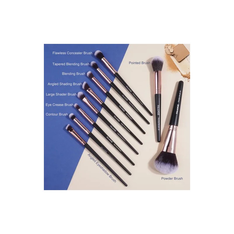 20 Piezas Brochas De Maquillaje Profesional Brochas Maquillaje Maange Set
