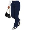 GORGLITTER Women's Stacked Baggy Sweatpants Y2K Drawstring Waist Flared Jogger