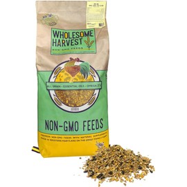 Homestead Harvest All Flock Feed - A Perfect Feed for Hens, Ducks, and Other Fowl (40 lb)