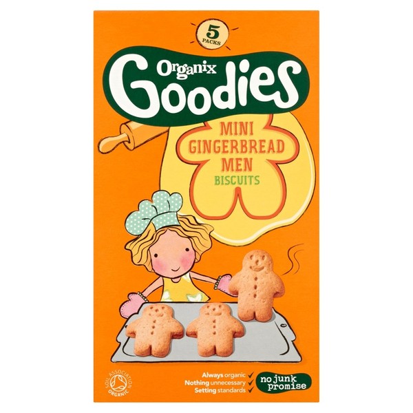 Organix Mini Gingerbread Men Biscuits for Baby
