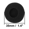 sourcingmap Replacement Earbud Tips Pads, Soft Sponge Ear Tips Buds