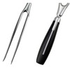 Kakamono Chef Pro - Tenedor de acero inoxidable para tallar,