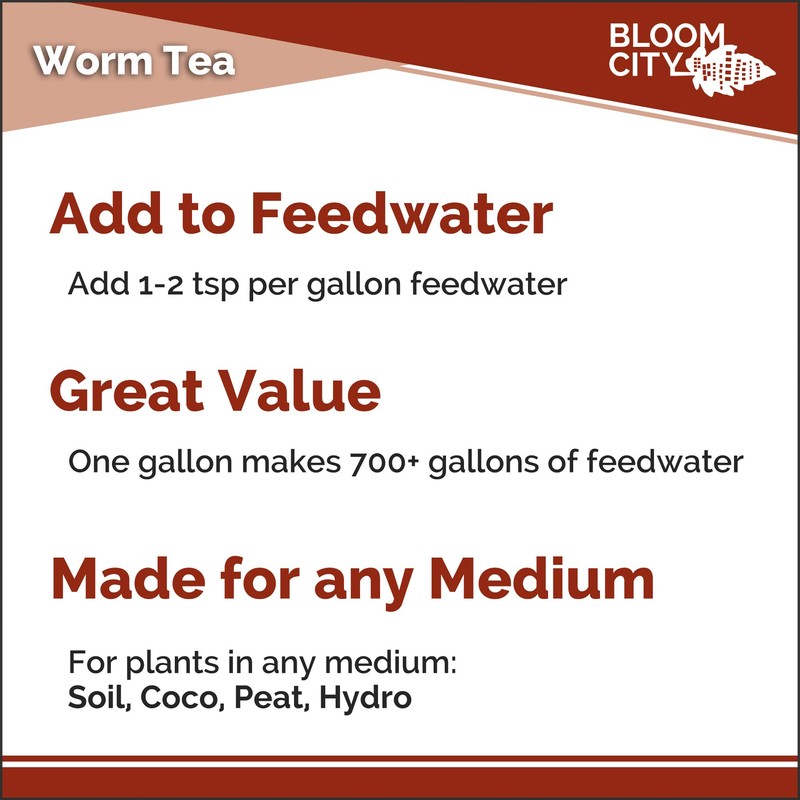 Organic Worm Tea Concentrate and Compost and Bokashi Booster by