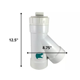 Odor Predator Septic Vent Odor Filter For 4" Or 3" Residential And Industrial Pipe