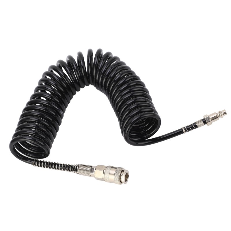 Recoil Air Hose Pressure Resistant Durable Flexible Lightweight Coiled Air