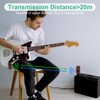 AKLOT Wireless Guitar System Transmitter Receiver Set 2.4GHz Built-in Rechargeable