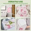 PIUFAM Pink Bow Kitchen Towels, Bow Hand Towels for Bathroom,