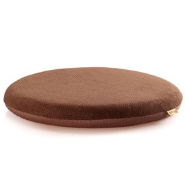 Sigmat Memory Foam Seat Cushion Anti-Slip Soft Round Stool Cushion Chair Pad 16 Inch Coffee