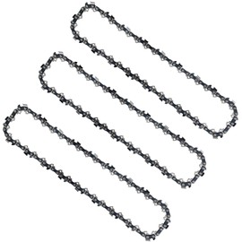 Opuladuo 3PC 10 Inch Chainsaw Chains, Replacement Chain for WORX WG309,10'' Chain for Sun Joe SWJ803E SWJ807E - 3/8'' .050'' 40 Drive Links