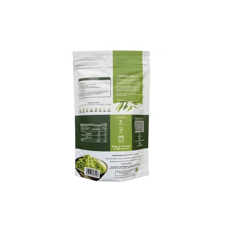 Té Matcha 100 Puro Premium Orgánico 100 Gramos