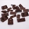 SKIR'CO (20 pcs) Brown Shelf Brackets 44 x 20 x