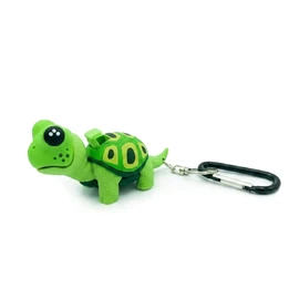 Sun Company Wild Light Animal Carabiner Flashlight | Mini Animal Keychain Flashlight | For Kids, Nurses, Camping One Size Blue Turtle