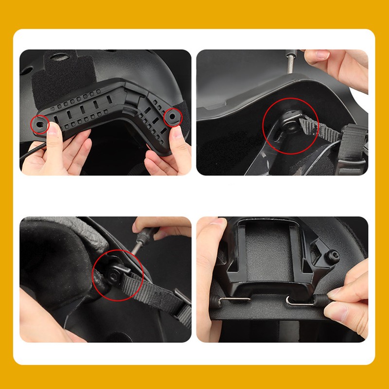 Helmet Side Guide Rail ARC Helmet Mount Rail for Fast