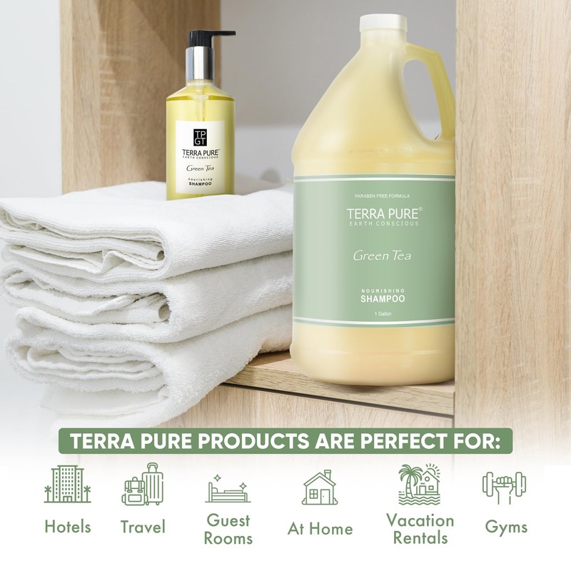 Terra Pure Hotel Shampoo | 1 Gallon | For Hospitality