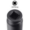 TA-VIGOR 12-Point Deep Impact Socket, 3/4-Inch Drive 30mm Metric Spindle