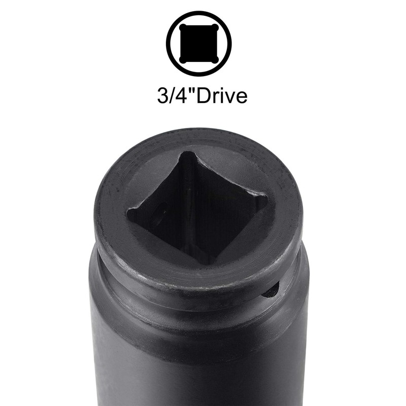 TA-VIGOR 12-Point Deep Impact Socket, 3/4-Inch Drive 30mm Metric Spindle