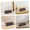 DOITOOL Multi-Function Wooden Desktop Storage Box Sections Makeup Organizer Vanity
