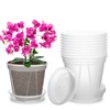 AONYIYI Transparent Orchid Pots, Pack of 10 10.16 cm Orchid