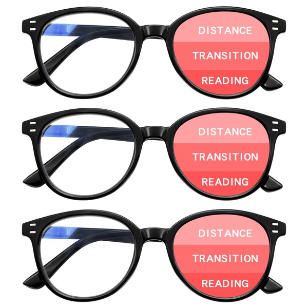 SIGVAN Progressive Multifocus Reading Glasses Blue Light Blocking Women Men