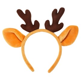Taorayo Christmas Reindeer Headband Headband Hair Band Hair Hoop Hair Accessories, Hair Ornament, Hair Clip, Hair Clip, Costume Accessory, Deer Antler, Party Supplies, Unisex, Cosplay, Costume