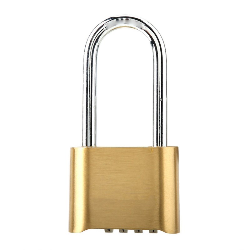 Outdoor Lock 4 Digit Combination Code Long lock Padlock Waterproof