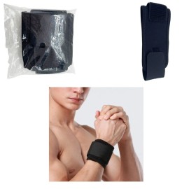 HayWHNKN® Weight Lifting Wrist Wraps Gym Strap Carpal Wrist Band Black Sports Band