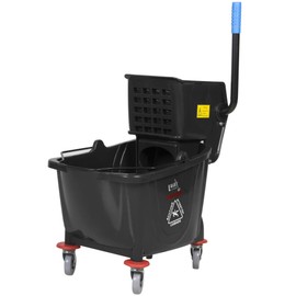 TableTop King Black 36 Qt. Mop Bucket & Wringer Combo