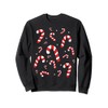 Christmas candy canes for kids and family xmas Sweatshirt
