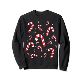 Christmas candy canes for kids and family xmas Sweatshirt