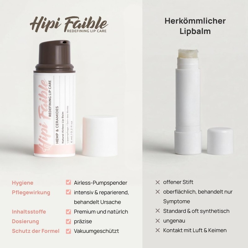 Hipi Faible Tinted Dusty Pink & SPF 30 Lip Care