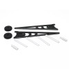 Unbranded NEW Adjustable Aluminum Wheelie Bar w Rubber Wheels Traxxas