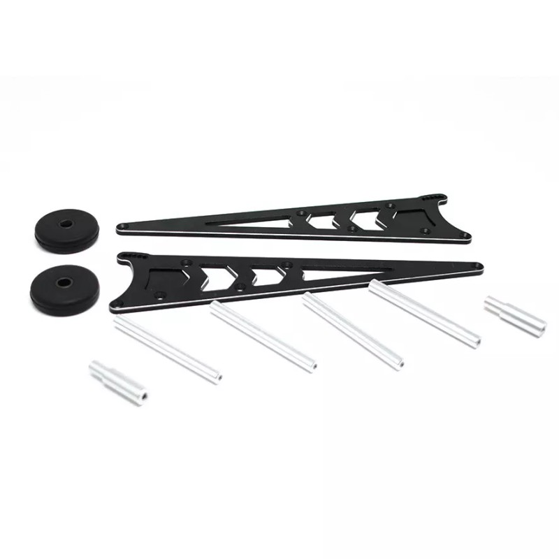 Unbranded NEW Adjustable Aluminum Wheelie Bar w Rubber Wheels Traxxas
