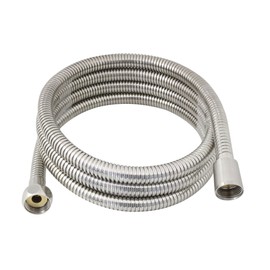 MODONA Premium 72" (6 Feet) Stainless Steel (SS304) Shower Hose with Brass Fittings, ELECTROPLATED SATIN NICKEL - 5 Year Warranty