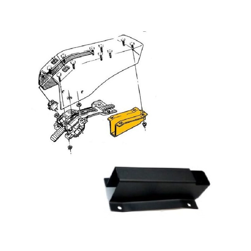 C3 Corvette Emergency Parking Brake Console for Power Windows Replacement